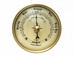 Gold Barometer Insert 2-3/4inch